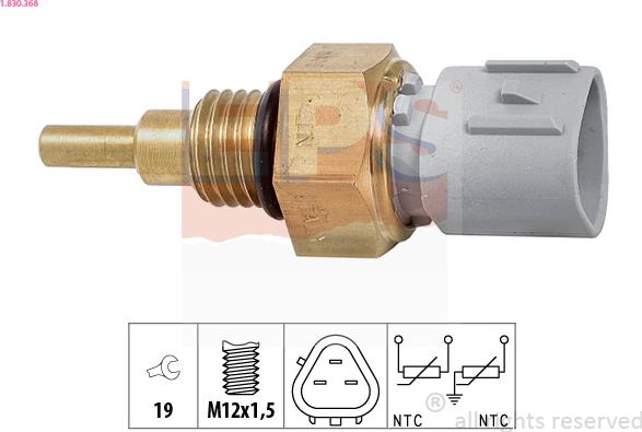 EPS 1.830.368 - Sensore, Temperatura refrigerante autozon.pro