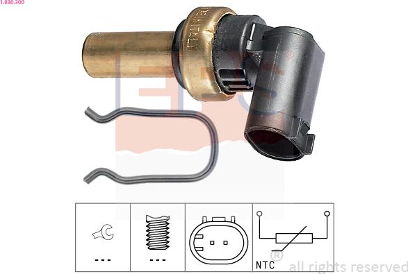 EPS 1.830.300 - Sensore, Temperatura olio autozon.pro