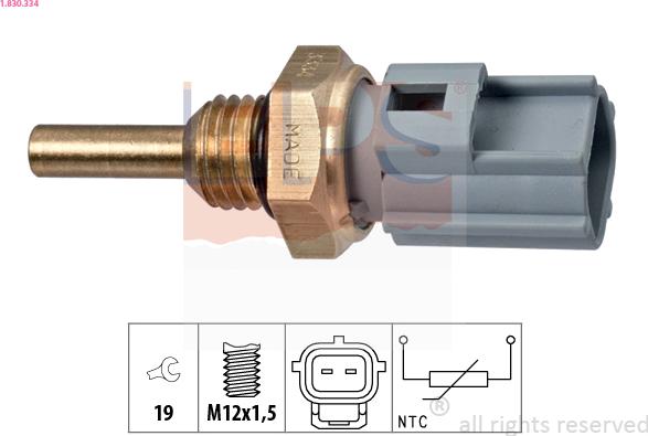 EPS 1.830.334 - Sensore, Temperatura refrigerante autozon.pro