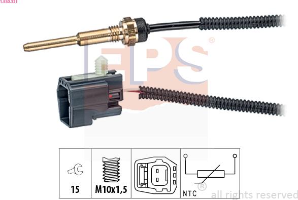 EPS 1.830.331 - Sensore, Temperatura refrigerante autozon.pro