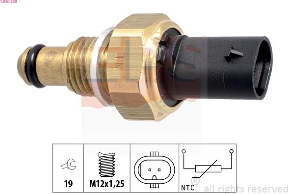 EPS 1.830.338 - Sensore, Temperatura carburante autozon.pro