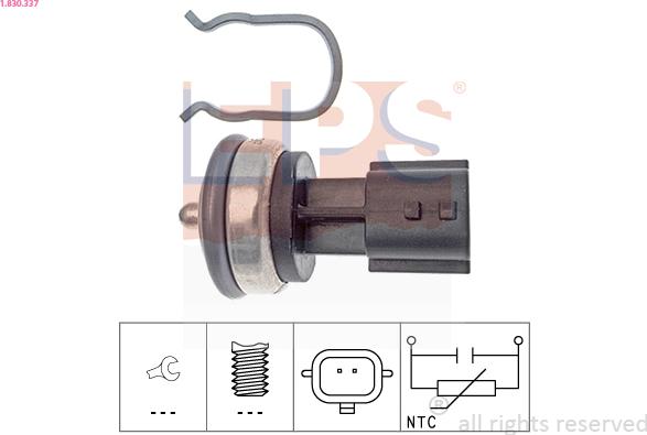 EPS 1.830.337 - Sensore, Temperatura refrigerante autozon.pro