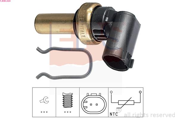 EPS 1.830.324 - Sensore, Temperatura refrigerante autozon.pro