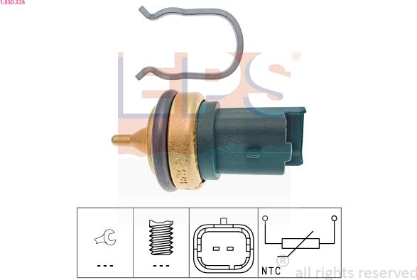 EPS 1.830.328 - Sensore, Temperatura refrigerante autozon.pro