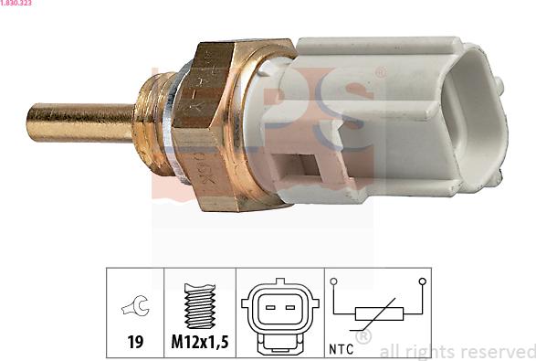 EPS 1.830.323 - Sensore, Temperatura refrigerante autozon.pro