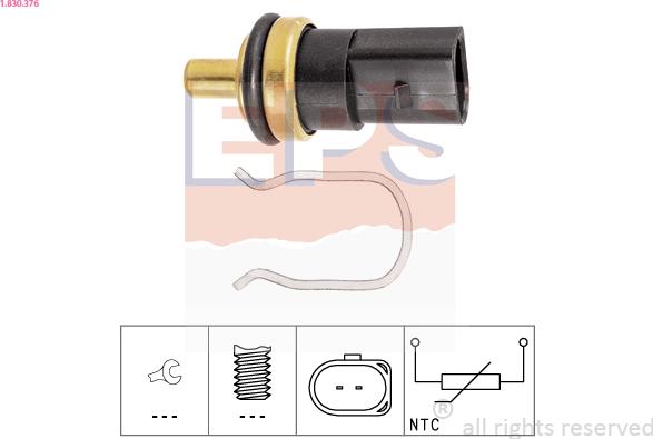 EPS 1.830.376 - Sensore, Temperatura carburante autozon.pro