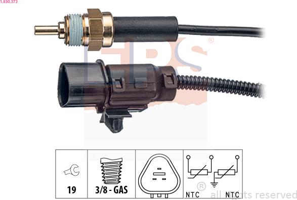 EPS 1.830.373 - Sensore, Temperatura refrigerante autozon.pro