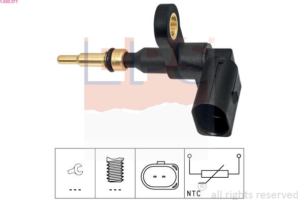 EPS 1.830.377 - Sensore, Temperatura refrigerante autozon.pro