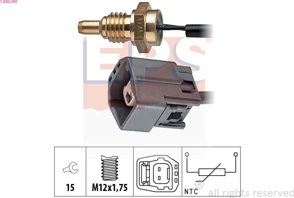 EPS 1.830.295 - Sensore, Temperatura refrigerante autozon.pro