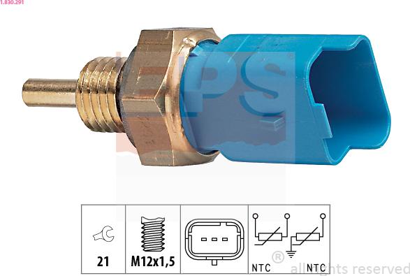 EPS 1.830.291 - Sensore, Temperatura refrigerante autozon.pro