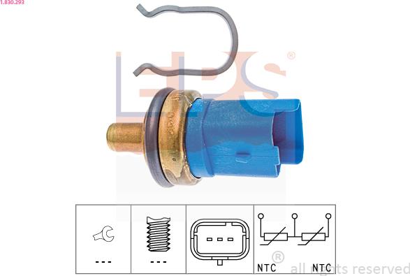 EPS 1.830.293 - Sensore, Temperatura refrigerante autozon.pro