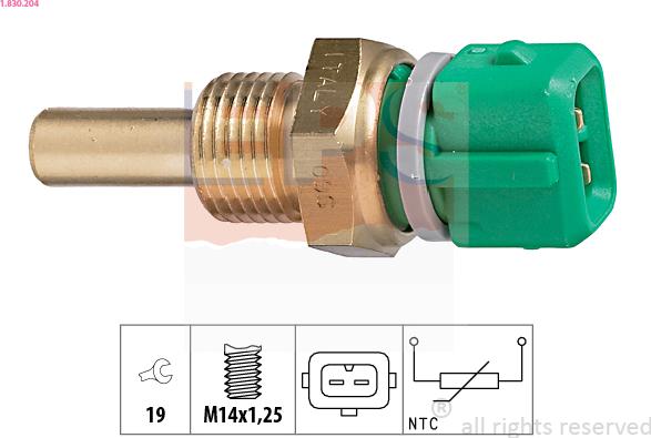 EPS 1.830.204 - Sensore, Temperatura refrigerante autozon.pro