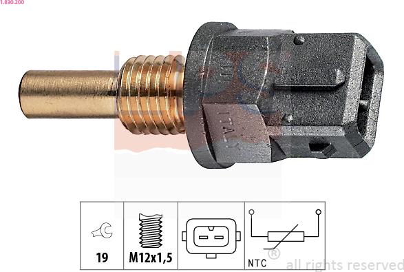 EPS 1.830.200 - Sensore, Temperatura refrigerante autozon.pro