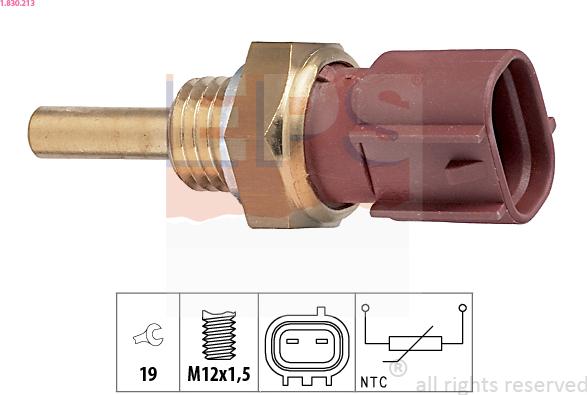 EPS 1.830.213 - Sensore, Temperatura refrigerante autozon.pro