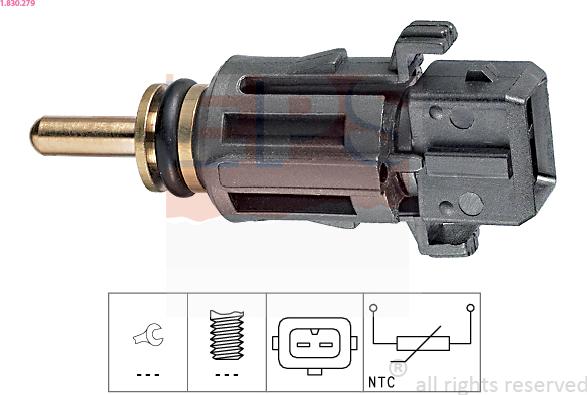 EPS 1.830.279 - Sensore, Temperatura refrigerante autozon.pro