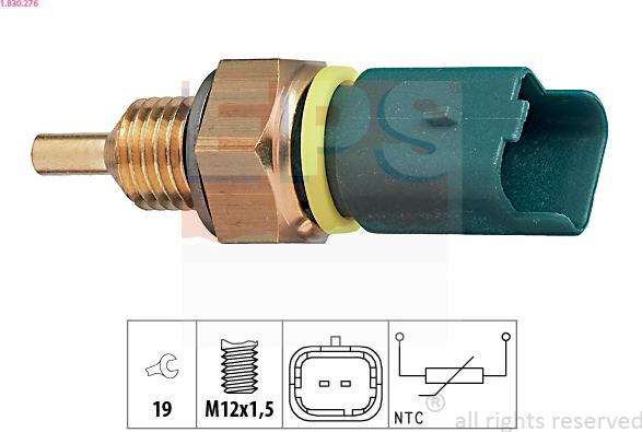 EPS 1.830.276 - Sensore, Temperatura refrigerante autozon.pro