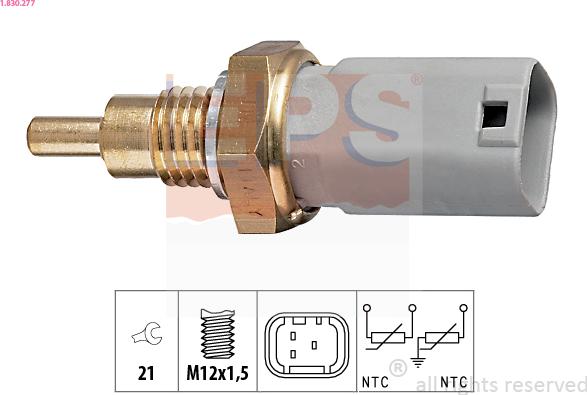 EPS 1.830.277 - Sensore, Temperatura refrigerante autozon.pro