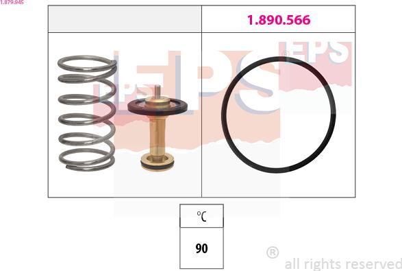 EPS 1.879.945 - Termostato, Refrigerante autozon.pro