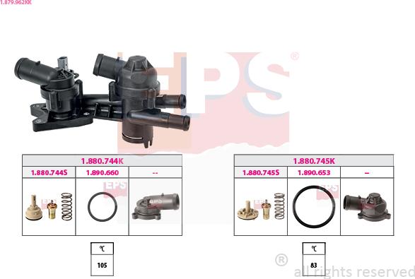 EPS 1.879.962KK - Termostato, Refrigerante autozon.pro