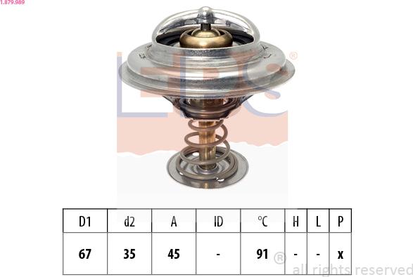 EPS 1.879.989 - Termostato, Refrigerante autozon.pro