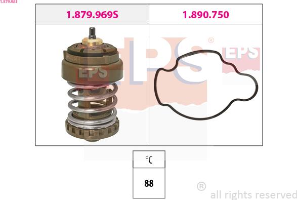 EPS 1.879.981 - Termostato, Refrigerante autozon.pro