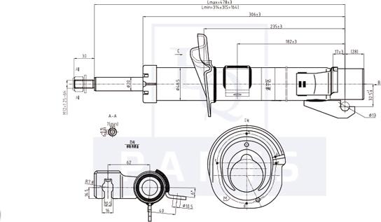 Equal Quality AM10163 - Ammortizzatore autozon.pro