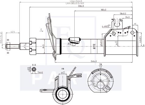 Equal Quality AM10124 - Ammortizzatore autozon.pro