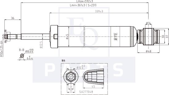 Equal Quality AM20141 - Ammortizzatore autozon.pro