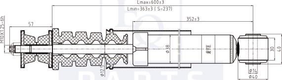 Equal Quality AM20154 - Ammortizzatore autozon.pro