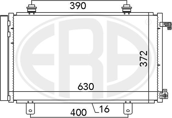 ERA 667035 - Condensatore, Climatizzatore autozon.pro