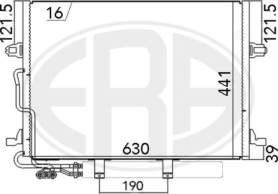 ERA 667033 - Condensatore, Climatizzatore autozon.pro