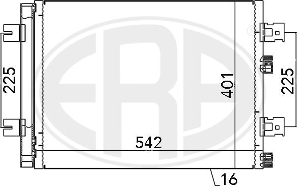 ERA 667130 - Condensatore, Climatizzatore autozon.pro