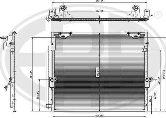 ERA 667318 - Condensatore, Climatizzatore autozon.pro