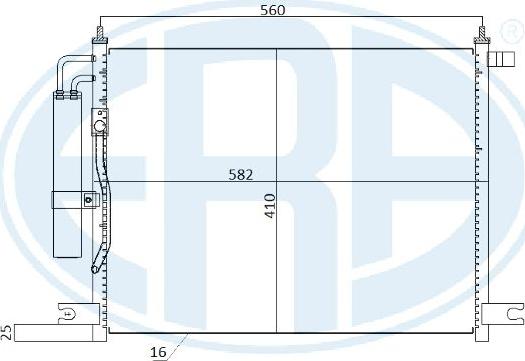 ERA 667261 - Condensatore, Climatizzatore autozon.pro