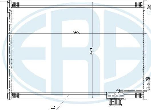 ERA 667263 - Condensatore, Climatizzatore autozon.pro