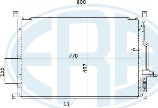 ERA 667286 - Condensatore, Climatizzatore autozon.pro