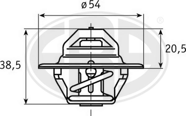 ERA 350170 - Termostato, Refrigerante autozon.pro