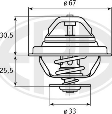 ERA 350173 - Termostato, Refrigerante autozon.pro