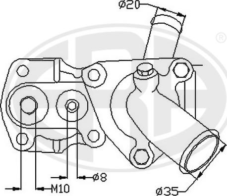 ERA 350343 - Termostato, Refrigerante autozon.pro