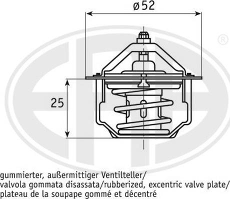 ERA 350351A - Termostato, Refrigerante autozon.pro