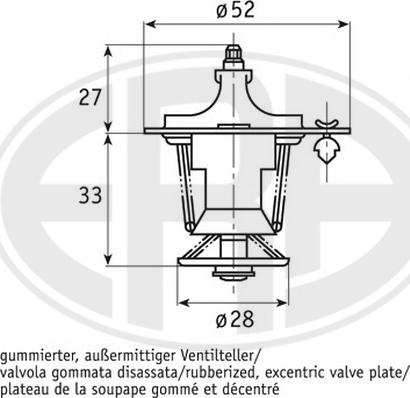 ERA 350353A - Termostato, Refrigerante autozon.pro