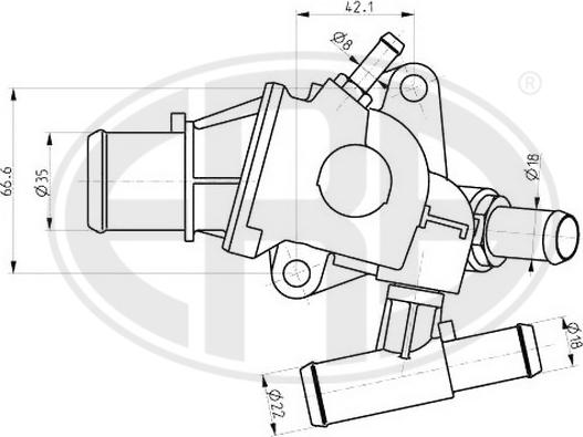 ERA 350339 - Termostato, Refrigerante autozon.pro