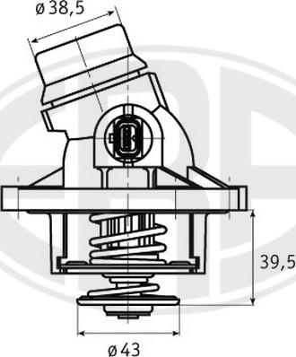 ERA 350328 - Termostato, Refrigerante autozon.pro