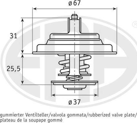 ERA 350327A - Termostato, Refrigerante autozon.pro