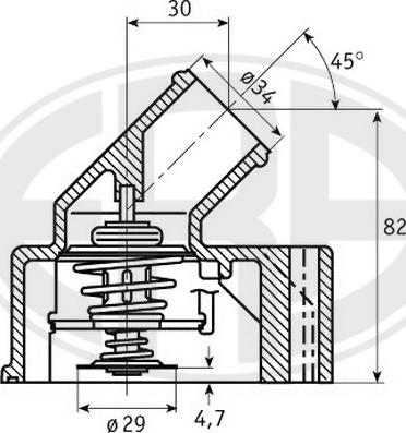 ERA 350249 - Termostato, Refrigerante autozon.pro