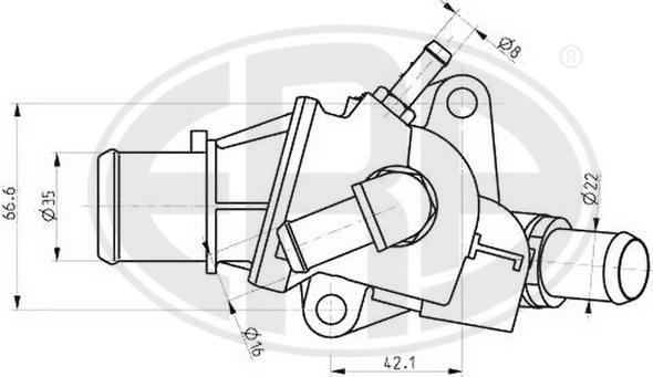 ERA 350244 - Termostato, Refrigerante autozon.pro