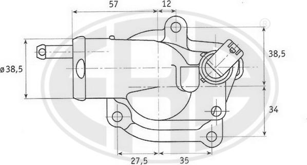 ERA 350255 - Termostato, Refrigerante autozon.pro