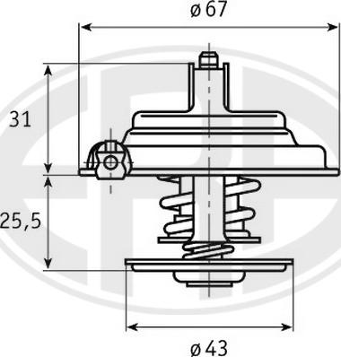 ERA 350230 - Termostato, Refrigerante autozon.pro