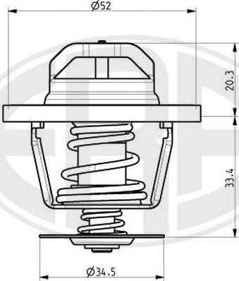 ERA 350214A - Termostato, Refrigerante autozon.pro