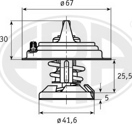 ERA 350216 - Termostato, Refrigerante autozon.pro